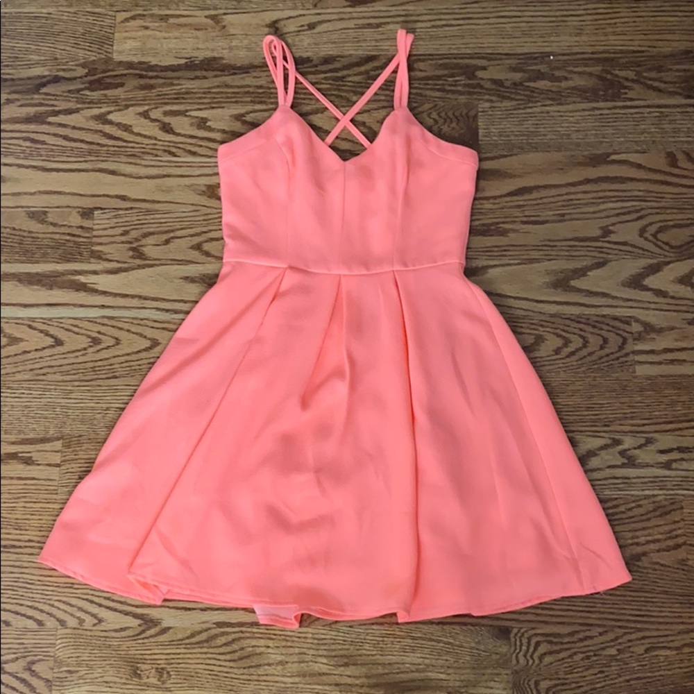 Neon Orange Sundress